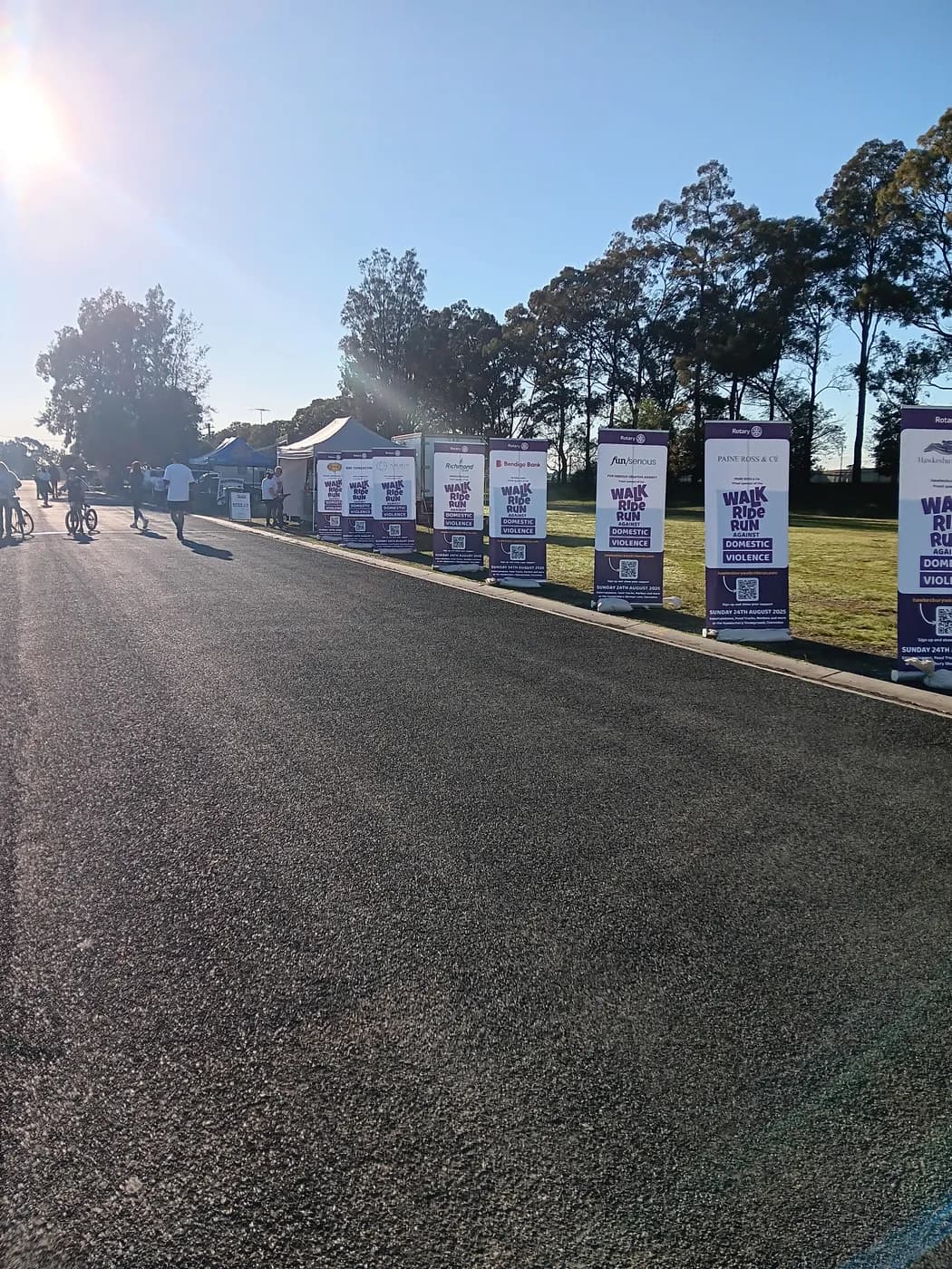 Event pull up banners